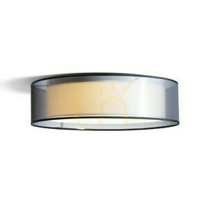 Plafond Otis 60 Ceiling Transparent negru/alb 230 V E27 4x28 W. small 3