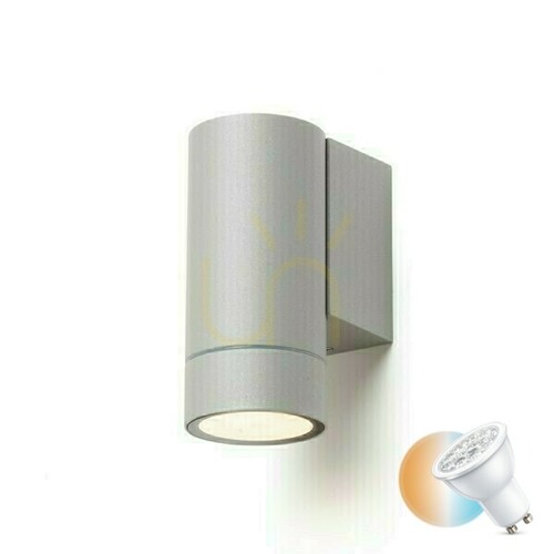 Verifica Aplică pentru exterior Mizzi New I Silver Grey 230 V Gu10 35 W Ip65