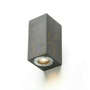 Kane Ii lampă de perete pentru exterior Beton/Decor Granit închis 230 V Led Gu10 2x5 W Ip65 small 5
