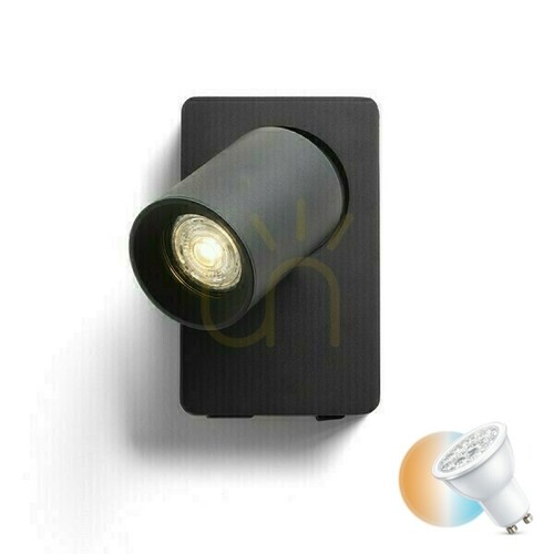 Verifica Aplica Rendl VOLTERA USB neagră GU10 9 W