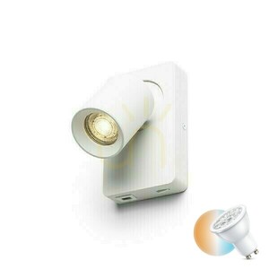 Lampă de perete Voltera Lampă de perete Usb Alb 230 V Gu10 50 W. small 0