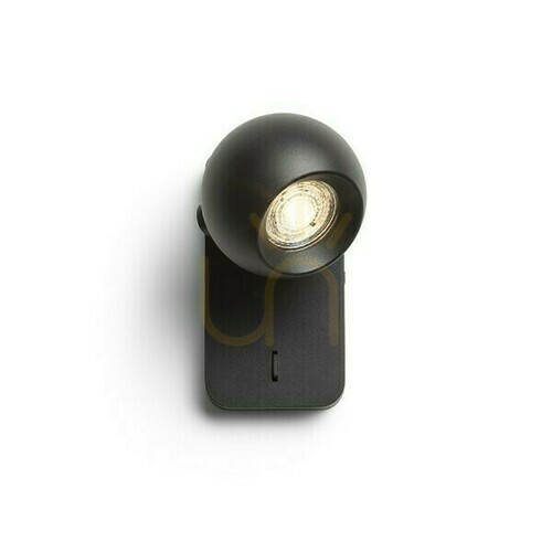 Verifica Lampă de perete Siena Black 230 V Gu10 50 Watt.
