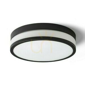 Cira Led Lampă de baie 35 Plafon Opal Glass/Negru 230 V 24 W Ip44 3000 K small 1