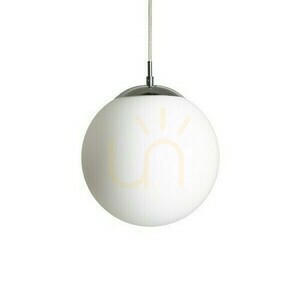 Lampă suspendată Rendl LUNA 25 R13746 – sticlă opală, crom, Ø25 cm, E27 small 1