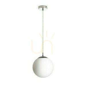 Lampă suspendată Rendl LUNA 25 R13746 – sticlă opală, crom, Ø25 cm, E27 small 0