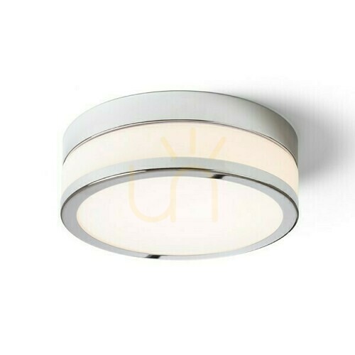 Verifica Cira Led 23 Lampă de plafon pentru baie din sticlă opală/ crom 230 V 12 W Ip44 3000 K