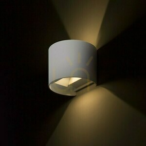 Tito R Dimm lampă de perete în aer liber Alb 230 V Led 2x3 W Ip65 3000 K small 3