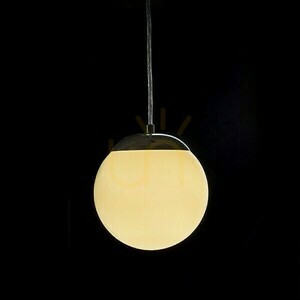 Bolly 17 Lampă suspendată din sticlă opală/crom 230 V Led E27 15 W Ip44 small 3