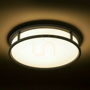 Lampă de baie Grande Led 35 Plafon Opal Glass/Negru 230 V 24 W Ip44 3000 K small 3