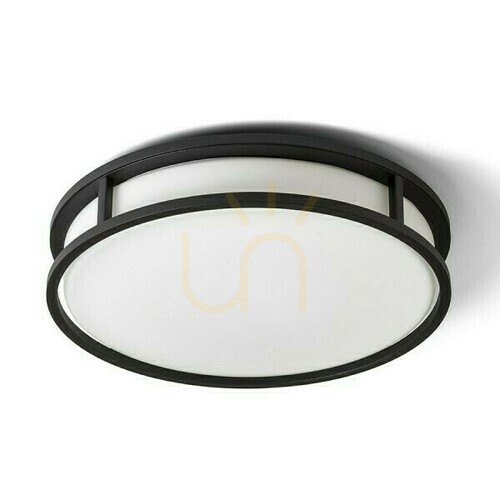 Verifica Lampă de baie Grande Led 35 Plafon Opal Glass/Negru 230 V 24 W Ip44 3000 K