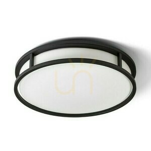 Lampă de baie Grande Led 35 Plafon Opal Glass/Negru 230 V 24 W Ip44 3000 K small 0