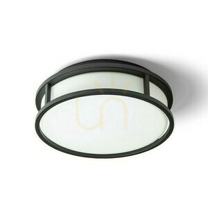 Lampă de baie Grande Led 25 Plafon Opal Glass/Negru 230 V 12 W Ip44 3000 K small 1