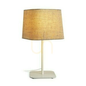 Lampă de masă Perth Bej/alb 230 V E27 15 W. small 1