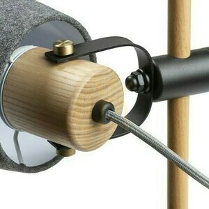 Aplică Choupette Adjustable GreyBlack Textil/Lumber 230 V E27 15 W. small 4