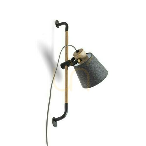 Verifica Aplică Choupette Adjustable GreyBlack Textil/Lumber 230 V E27 15 W.