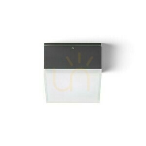 Plafonds Outdoor Orin Sq Ceiling Anthracite Satin Acrylic 230 V Led 10 W Ip54 3000 K small 2