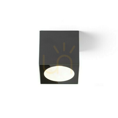 Verifica Plafonduri de exterior Senza Senza Sq Ceiling Anthracite Clear Glass 230 V Led 6 W Ip65 3000 K