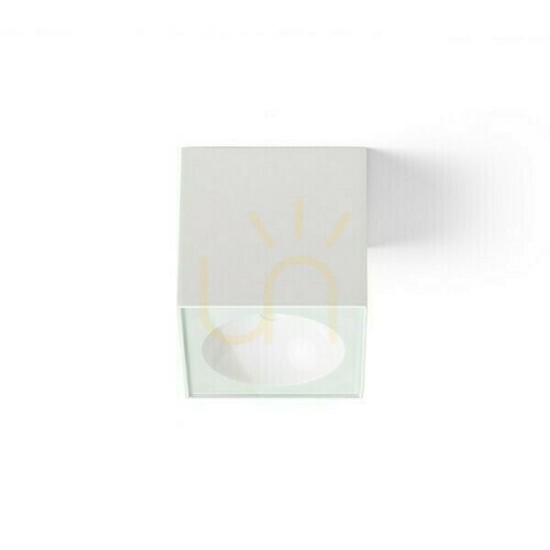 Verifica Plafonduri în aer liber Senza Sq Plafon alb transparent 230 V Led 6 W Ip65 3000 K