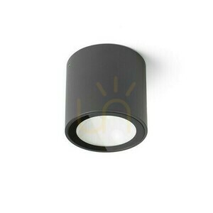 Plafonduri de exterior Senza R Plafonieră de tavan antracit sticlă transparentă 230 V Led 6 W Ip65 3000 K small 0