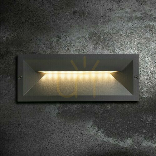 Verifica Corp de iluminat de exterior încastrat Ragg Negru 230 V Led 12 W Ip65 3000 K
