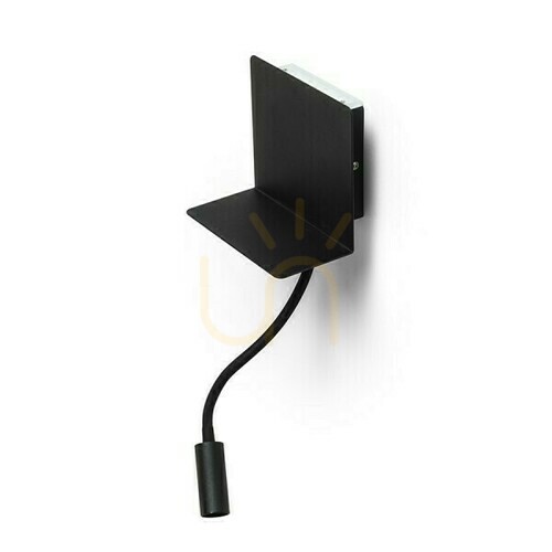 Verifica Lampă de perete Rostam lampă de perete cu Usb negru 230 V Led 2x3 W 3000 K