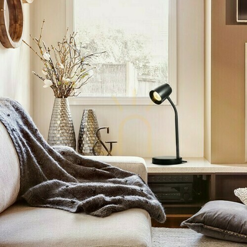 Verifica Joli Table Lamp Black 230 V Led Gu10 10 W.