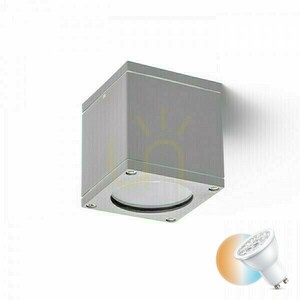 Plafonduri în aer liber Rodge Plafonier gri 230 V Gu10 35 W Ip54 small 0