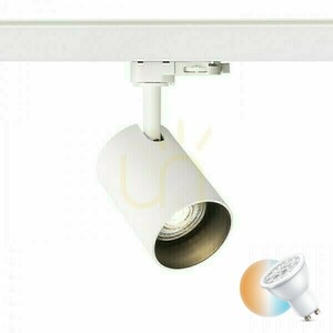 Connor Spotlight pentru șină trifazată alb/negru 230 V Led Gu10 10 W. small 0