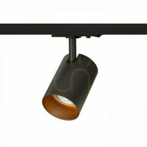 Connor Spotlight pentru 1 fază Black/Gold Rail 230 V Led Gu10 10 Watt. small 1