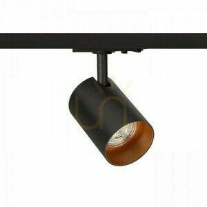 Connor Spotlight pentru 1 fază Black/Gold Rail 230 V Led Gu10 10 Watt. small 3