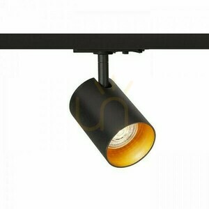 Connor Spotlight pentru 1 fază Black/Gold Rail 230 V Led Gu10 10 Watt. small 5