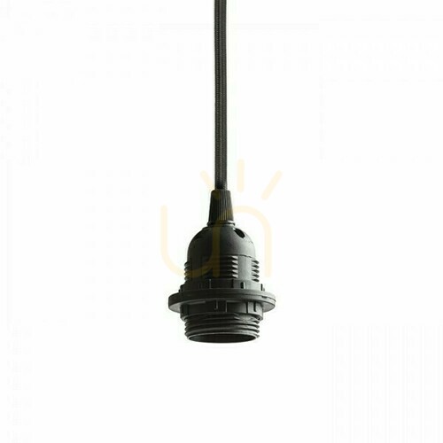 Verifica Abajur, abajur Spider I Set pandantiv negru 230 V E27 15 W.
