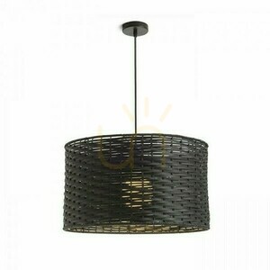 Fiatlux 41/24 Lampă suspendată din bambus negru 230 V E27 15 W. small 0