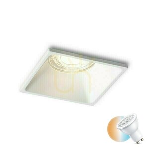 Zuri Sq Corp de iluminat încastrat alb 230 V Gu10 35 W. small 0