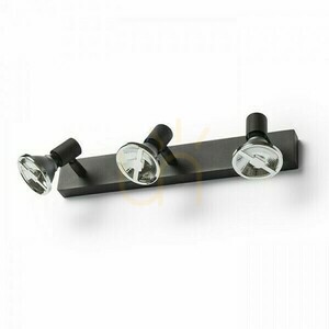 Lampă de perete Trica Iii Black 230 V Gu10 3x25 W. small 1