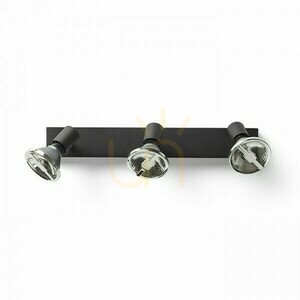 Lampă de perete Trica Iii Black 230 V Gu10 3x25 W. small 4