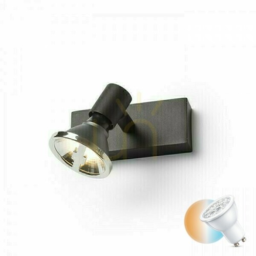 Verifica Lampă de perete Trica I lampă de perete Negru 230 V Gu10 25 W.