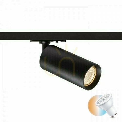 Verifica Belenos Spotlight pentru 1 fază Negru 230 V Led Gu10 9 Watt Bus.