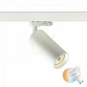 Belenos Spotlight pentru șină cu 3 faze alb 230 V Led Gu10 9 W. small 0