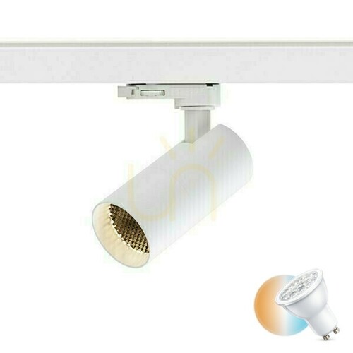 Verifica Forza Spotlight pentru șine trifazate alb 230 V Led Gu10 10 W.