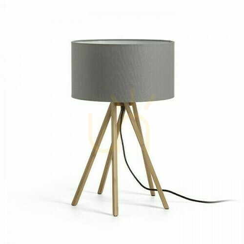 Verifica Lampă de masă El Paso Grey Bamboo 230 V E14 11 W.