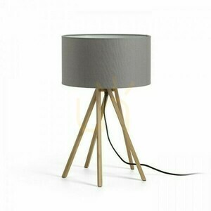 Lampă de masă El Paso Grey Bamboo 230 V E14 11 W. small 0