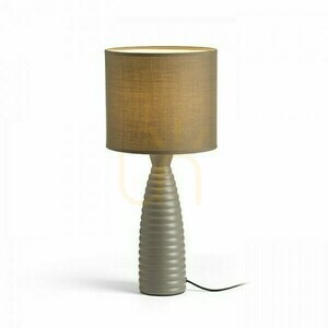 Lampă de masă Laura Beige Gray 230 V E27 28 W. small 1