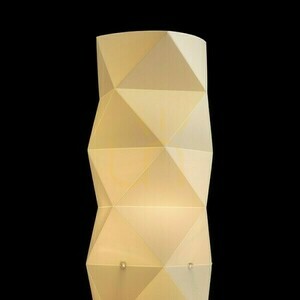 Lampă de masă Zumba Alb PVC/lemn/crom 230 V E14 11 Watt. small 2