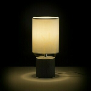 Lampă de masă Camino cu abajur Alb Ciment 230 V E27 28 W. small 2