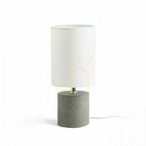 Lampă de masă Camino cu abajur Alb Ciment 230 V E27 28 W. small 0