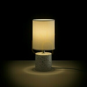 Lampă de masă Camino cu abajur White Decor Teraco 230 V E27 28 W. small 2