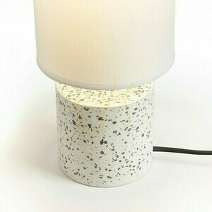 Lampă de masă Camino cu abajur White Decor Teraco 230 V E27 28 W. small 3