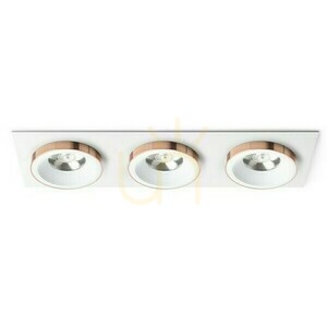Sharm Sq Iii Corpuri de iluminat încastrate Alb Cupru 230 V Led 3x10 W 24° 3000 K small 0