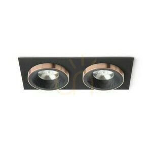 Corp de iluminat încastrat Rendl SHARM SQ II negru/negru cupru LED 2×10 W 3000 K R13259 small 0